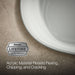KOHLER K-5713-W1 Underscore 59-3/4" x 35-3/4" drop-in bath with Bask heated surface, ice grey - view 2