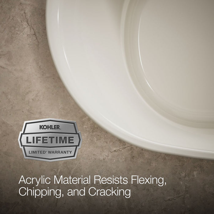 KOHLER Underscore 65-1/2" x 35-3/4" drop-in bath