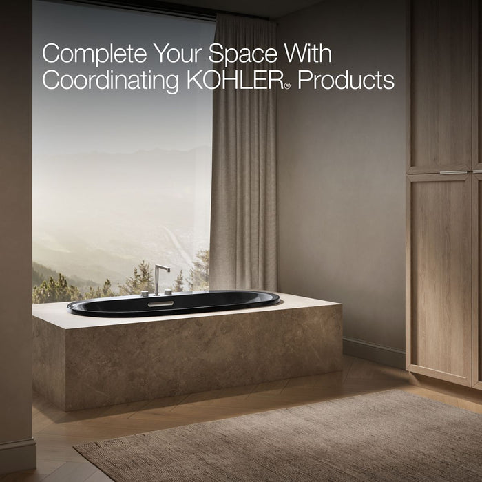 KOHLER K-5715 Underscore 65-1/2" x 35-3/4" drop-in bath, black black - view 3