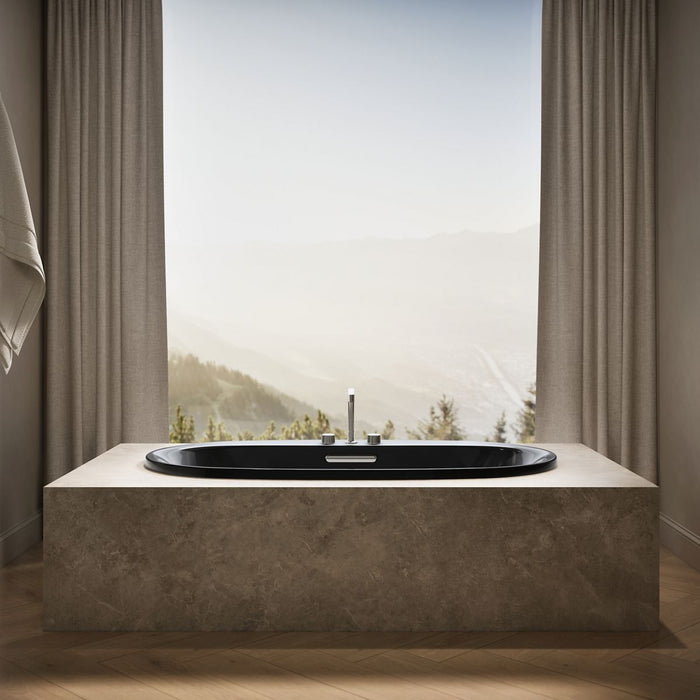 KOHLER K-5715 Underscore 65-1/2" x 35-3/4" drop-in bath, black black - view 4