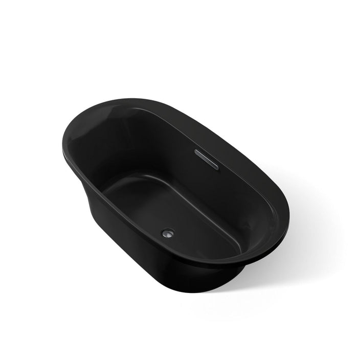KOHLER K-5715 Underscore 65-1/2" x 35-3/4" drop-in bath, black black - view 5