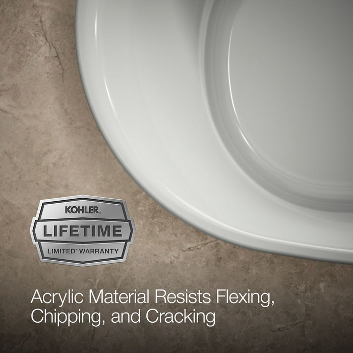 KOHLER Underscore 65-1/2" x 35-3/4" drop-in bath