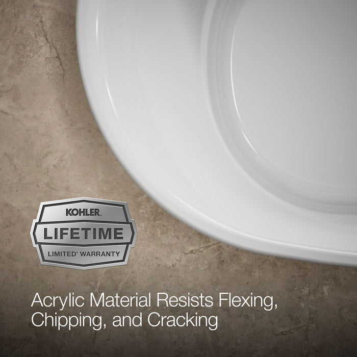 KOHLER Underscore 65-1/2" x 35-3/4" drop-in bath