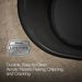 KOHLER K-5716-JH Underscore 66" x 36" drop-in heated whirlpool bath, black black - view 5
