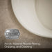 KOHLER K-5717-W1 Underscore 71-1/2" x 41-1/2" drop-in bath with Bask heated surface, biscuit - view 2