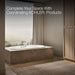 KOHLER K-5717-W1 Underscore 71-1/2" x 41-1/2" drop-in bath with Bask heated surface, biscuit - view 3