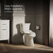 KOHLER Puretide Elongated manual bidet toilet seat
