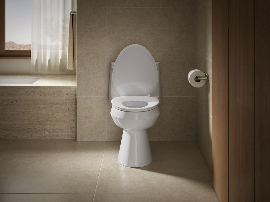 KOHLER K-57777-WCF Cymbal ReadyLatch Quiet-Close elongated toilet seat