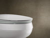 KOHLER K-57777-GCF Cymbal ReadyLatch Quiet-Close elongated toilet seat