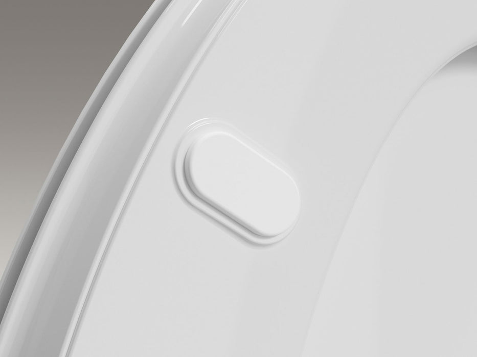 KOHLER K-57777-WCF Cymbal ReadyLatch Quiet-Close elongated toilet seat