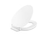 KOHLER K-57777-WCF Cymbal ReadyLatch Quiet-Close elongated toilet seat