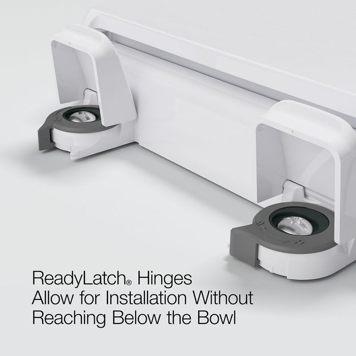 KOHLER K-57777-GCF Cymbal ReadyLatch Quiet-Close elongated toilet seat