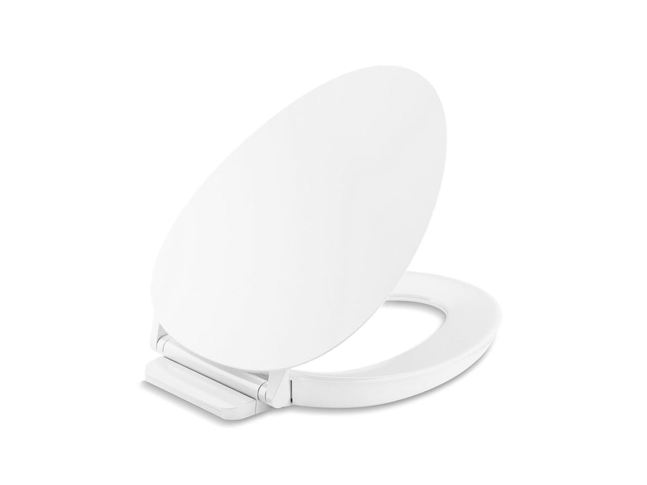 KOHLER K-57777-WCF Cymbal ReadyLatch Quiet-Close elongated toilet seat