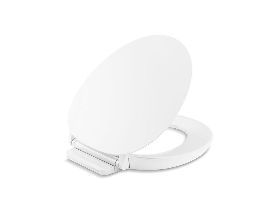 KOHLER K-57778-WCF Cymbal ReadyLatch Quiet-Close round-front toilet seat