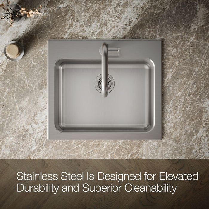 Kohler Ballad 25" top-mount single-bowl utility sink