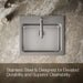 Kohler Ballad 25" top-mount single-bowl utility sink