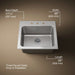 Kohler Ballad 25" top-mount single-bowl utility sink