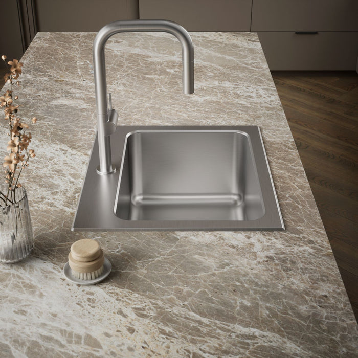 KOHLER K-5798-1 Ballad 25" top-mount single-bowl utility sink
