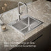 KOHLER K-5798-3 Ballad 25" top-mount single-bowl utility sink