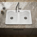 KOHLER K-5818-1 Hartland 33" top-mount double-bowl kitchen sink