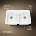 KOHLER K-5818-1 Hartland 33" top-mount double-bowl kitchen sink