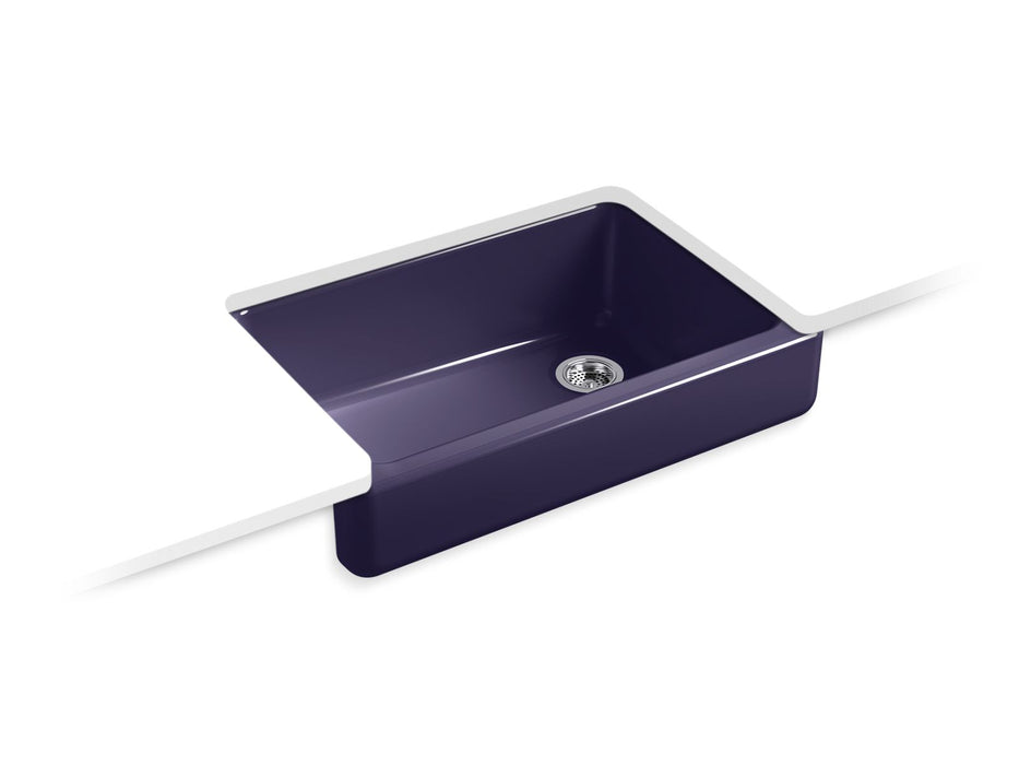 KOHLER Whitehaven 32-1/2" undermount single-bowl farmhouse kitchen sink