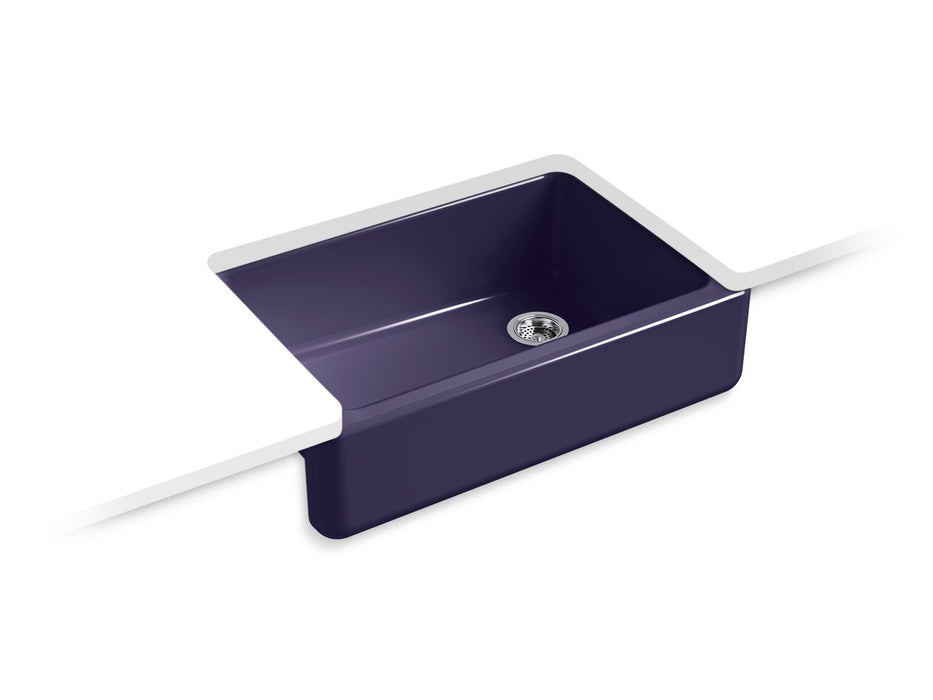 KOHLER Whitehaven 32-3/4" undermount single-bowl farmhouse kitchen sink