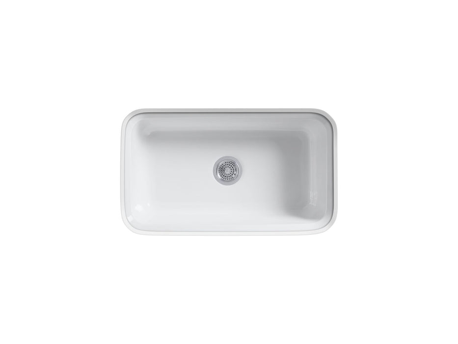 KOHLER K-5832-5U Bakersfield 31" undermount single-bowl kitchen sink
