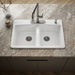 KOHLER K-5846-4 Brookfield 33" top-mount double-bowl kitchen sink