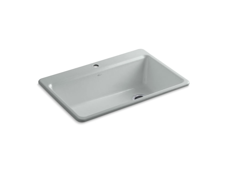 Kohler Riverby 33" top-mount single-bowl workstation kitchen sink