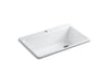 Kohler Riverby 33" top-mount single-bowl workstation kitchen sink
