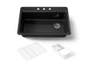 Kohler Riverby 33" top-mount single-bowl workstation kitchen sink