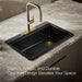 Kohler Riverby 33" top-mount single-bowl workstation kitchen sink