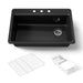 Kohler Riverby 33" top-mount single-bowl workstation kitchen sink
