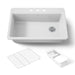 Kohler Riverby 33" top-mount single-bowl workstation kitchen sink