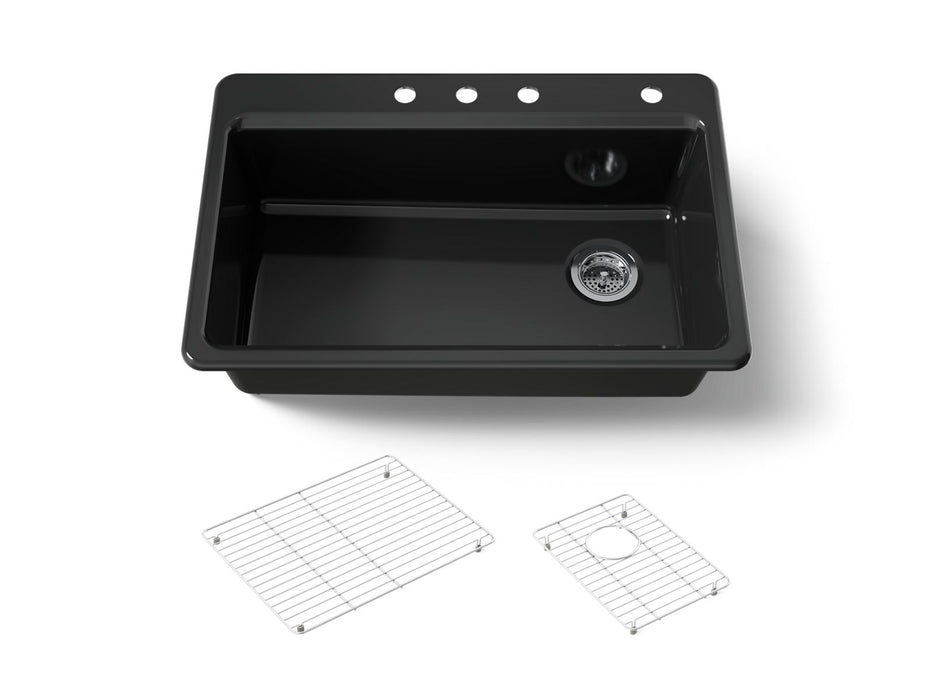 Kohler Riverby 33" top-mount single-bowl kitchen sink