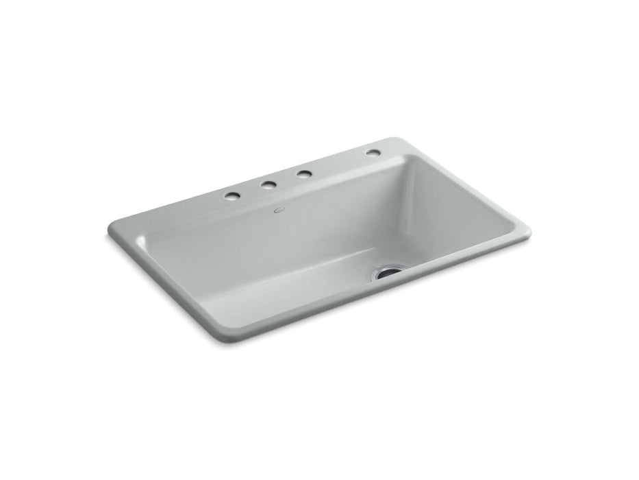 Kohler Riverby 33" top-mount single-bowl workstation kitchen sink