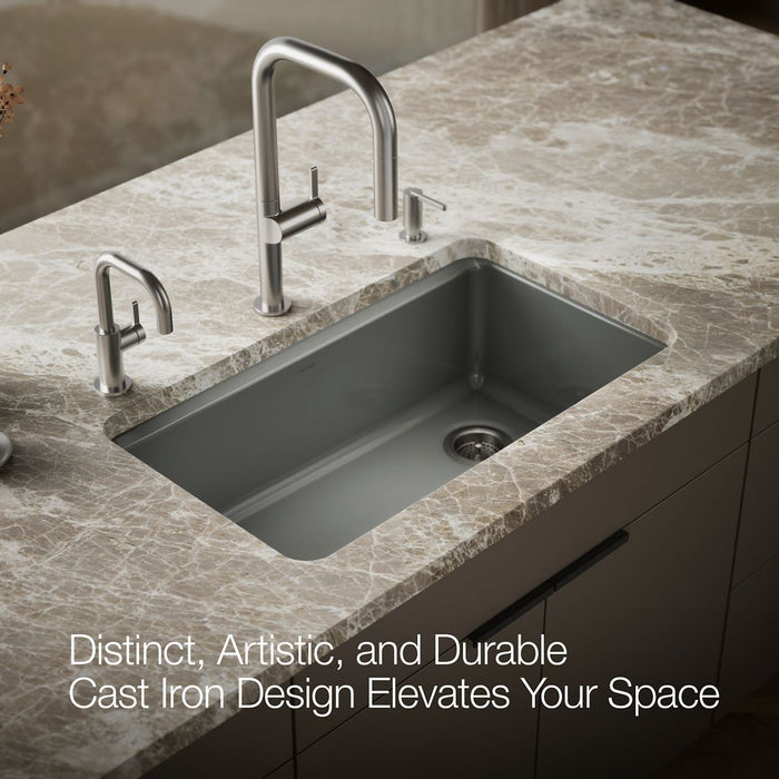 Kohler Riverby 33" undermount single-bowl kitchen sink