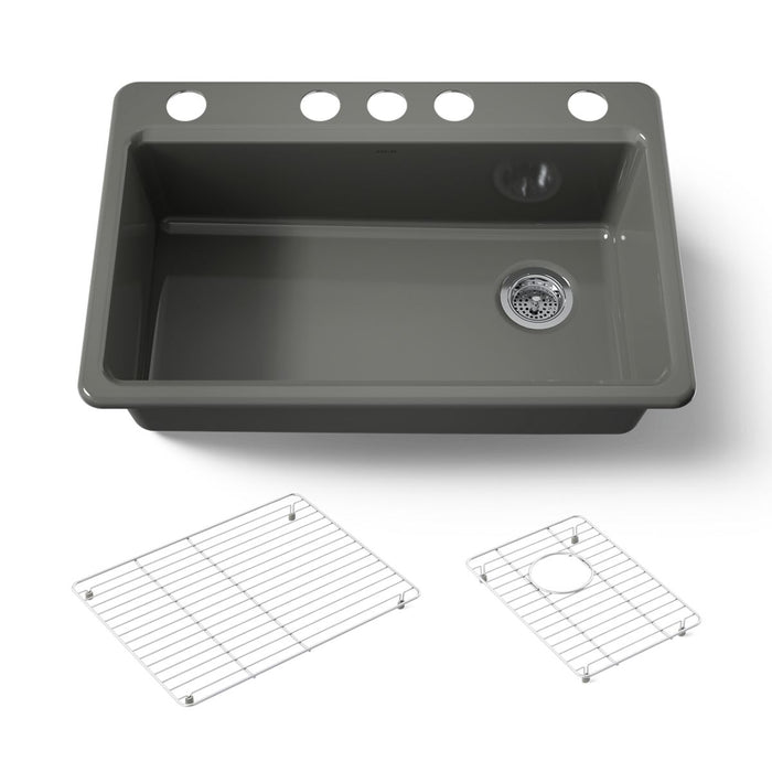 Kohler Riverby 33" undermount single-bowl kitchen sink
