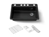 Kohler Riverby 33" undermount single-bowl workstation kitchen sink