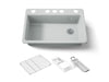 Kohler Riverby 33" undermount single-bowl workstation kitchen sink
