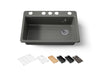 Kohler Riverby 33" undermount single-bowl workstation kitchen sink