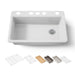 Kohler Riverby 33" undermount single-bowl workstation kitchen sink