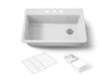 KOHLER K-5871-3A2 Riverby 33" top-mount single-bowl workstation kitchen sink
