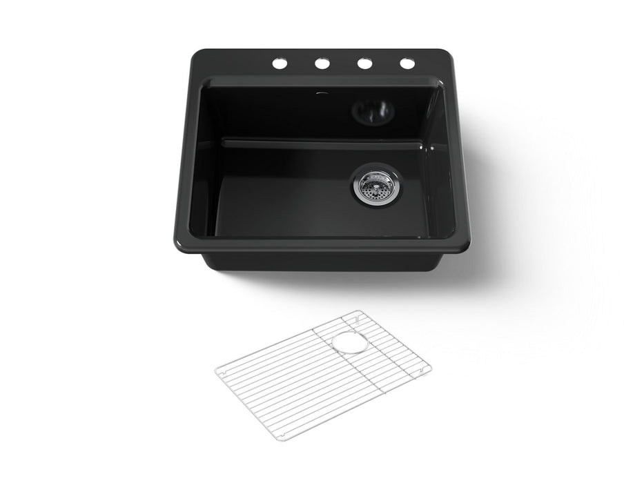 Kohler Riverby 25" top-mount single-bowl kitchen sink