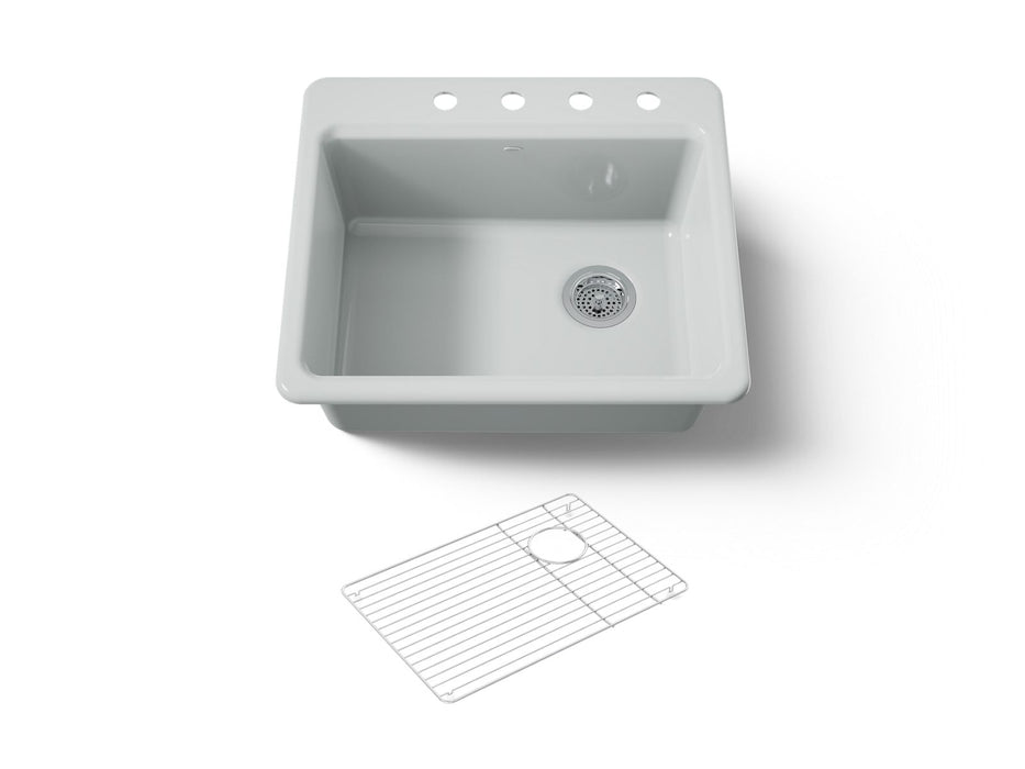 Kohler Riverby 25" top-mount single-bowl kitchen sink