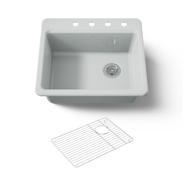 Kohler Riverby 25" top-mount single-bowl kitchen sink