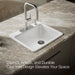 Kohler Riverby 25" top-mount single-bowl kitchen sink