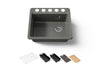 Kohler Riverby 25" undermount single-bowl workstation kitchen sink