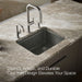 Kohler Riverby 25" undermount single-bowl workstation kitchen sink
